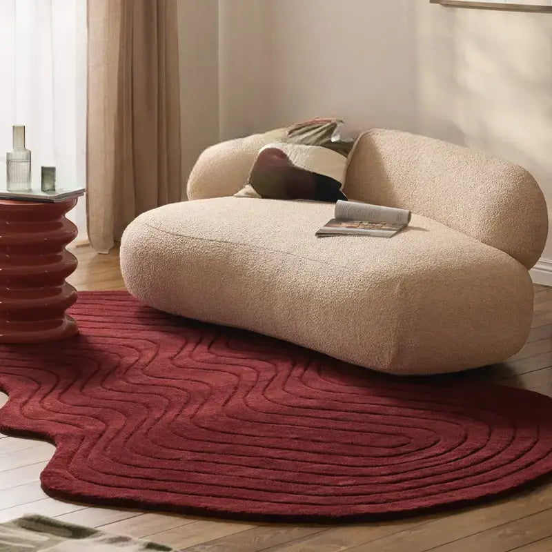 Cosette Luxury Hand-Woven Red Carpet – Formaldehyde-Free Design