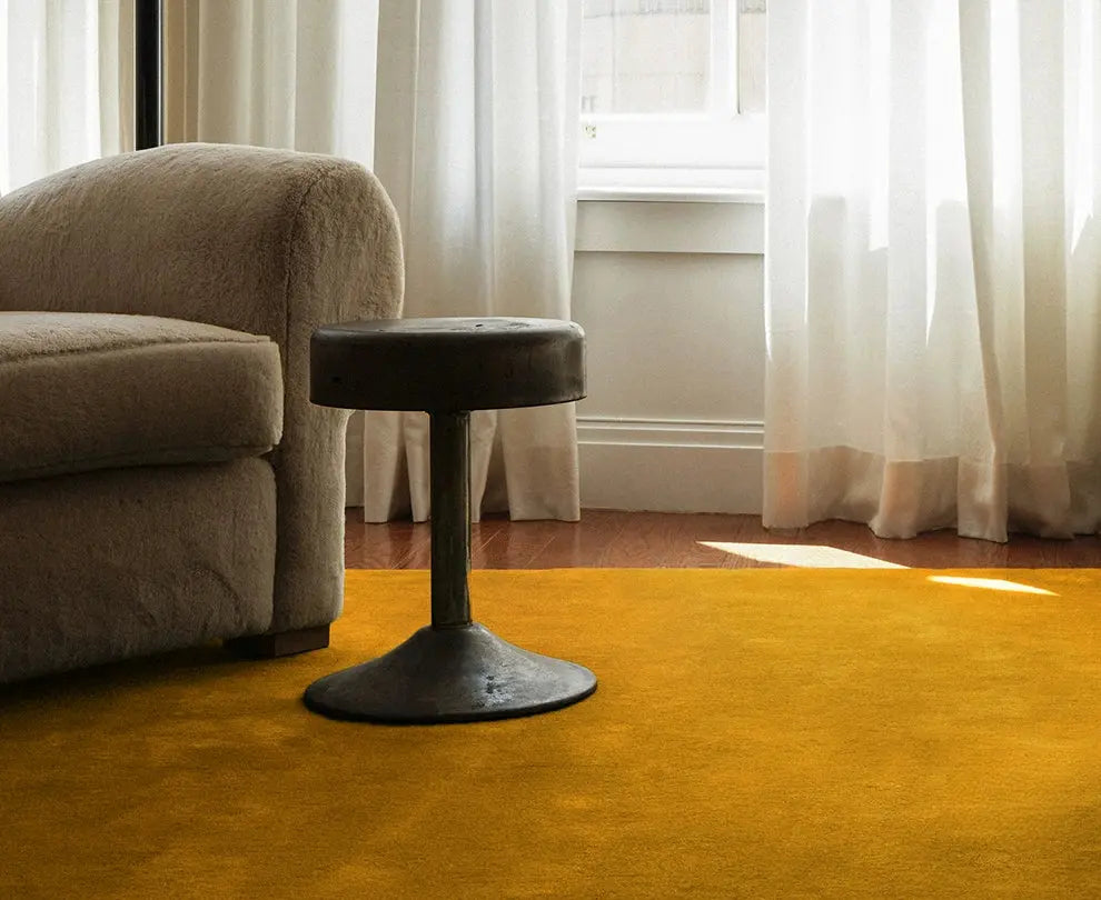 Bastien Handmade Yellow Tencel Bedside Blanket – Luxurious Softness
