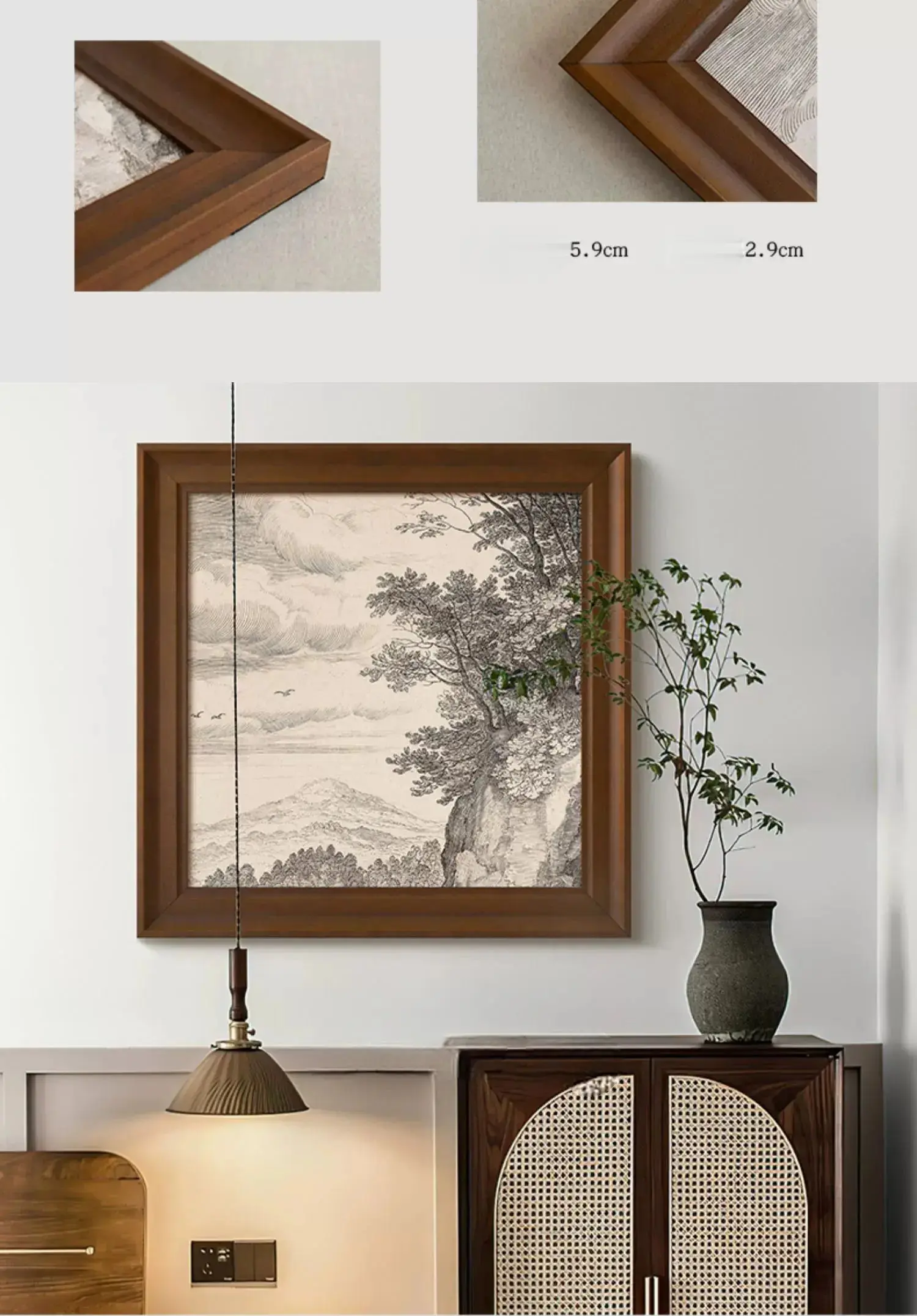 Isabella Landscape Sketch Hanging Painting