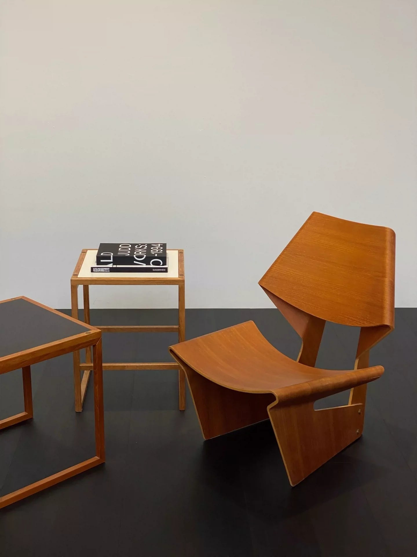 Elegant Vintage Designer Chair and Table Set - Mid-Century Modern Style