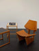 Elegant Vintage Designer Chair and Table Set - Mid-Century Modern Style