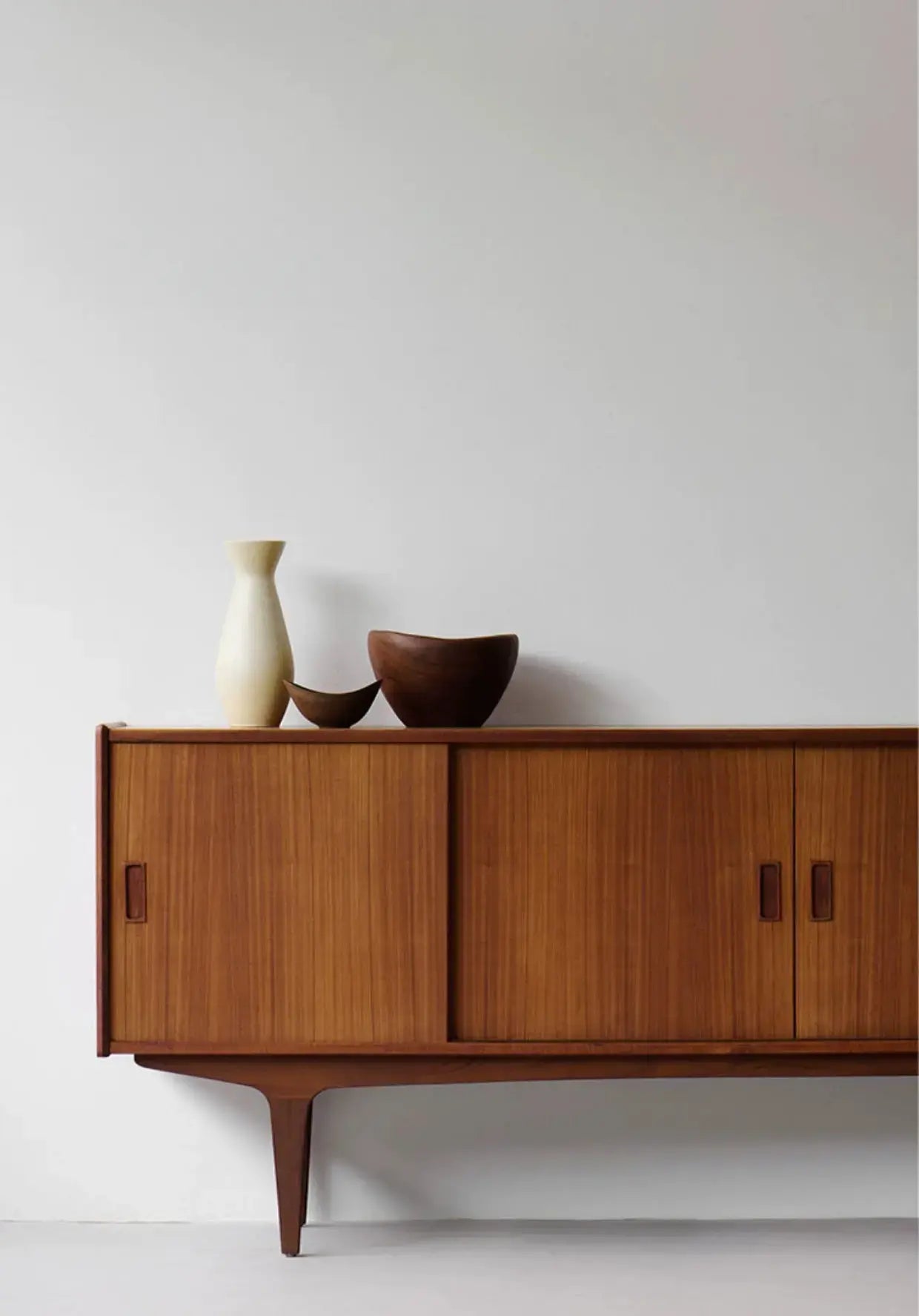 Danie Compact Cherry Wood Media Cabinet