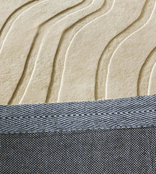 Calista Handmade Retro Nordic Carpet – Luxurious Solid Color Design