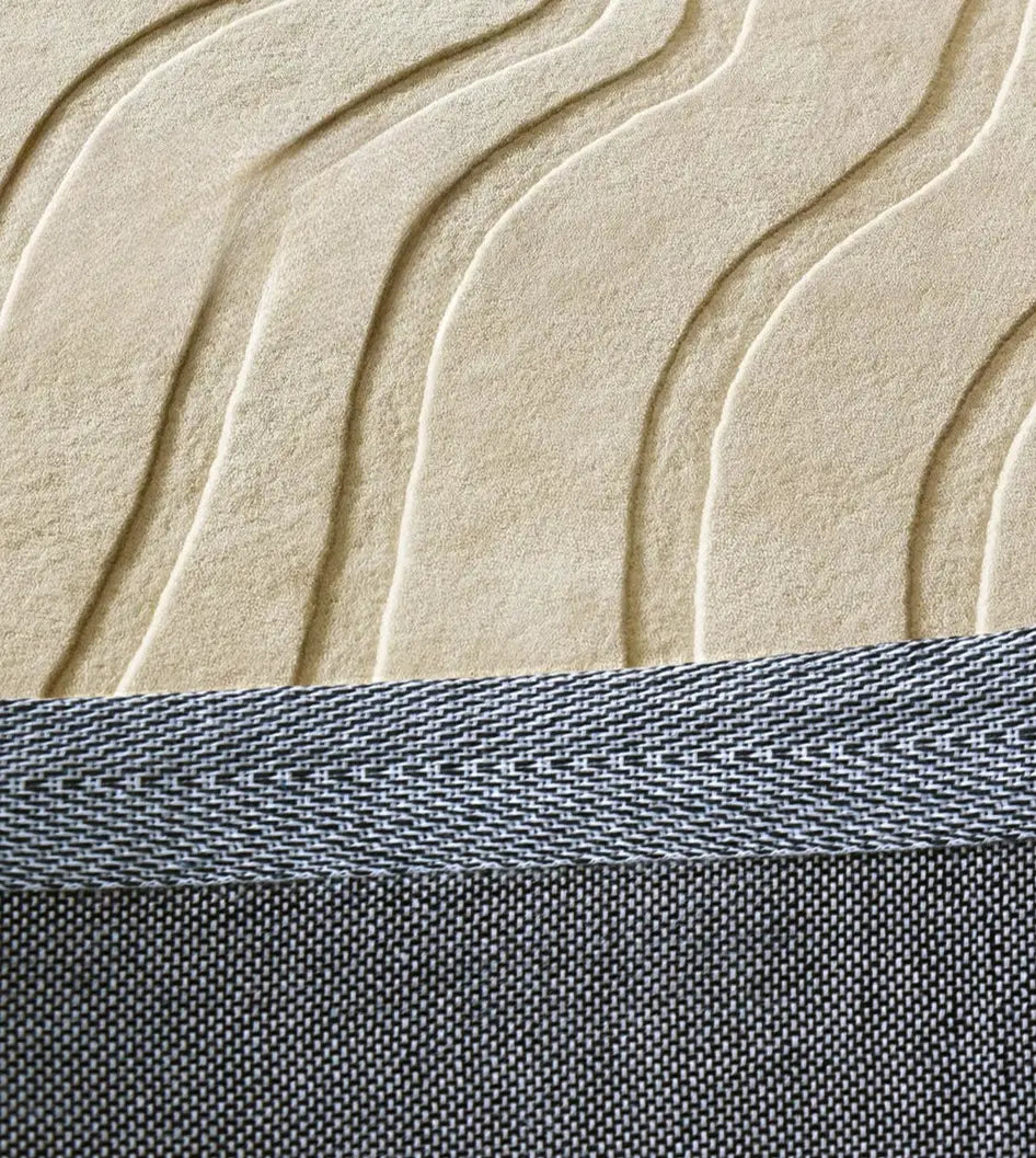 Marceau Solid Color Handmade Carpet – High-End Retro Design