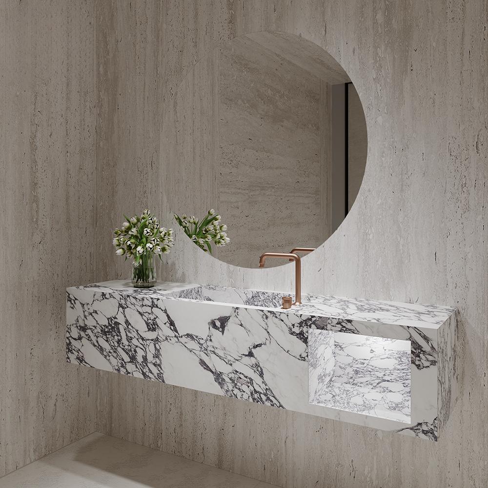 Lian Amazon Green Narrow Edge Sink