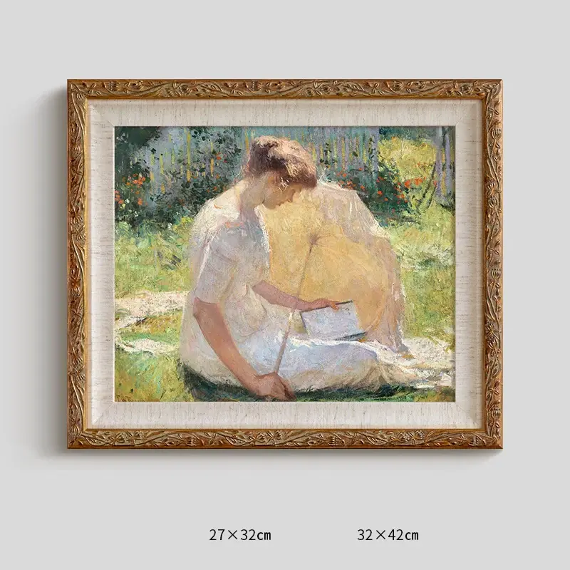 Orville French vintage hanging painting