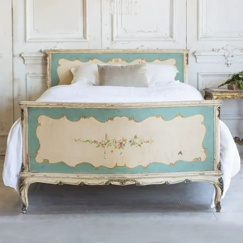 Alessia Handcrafted Retro Double Princess Bed