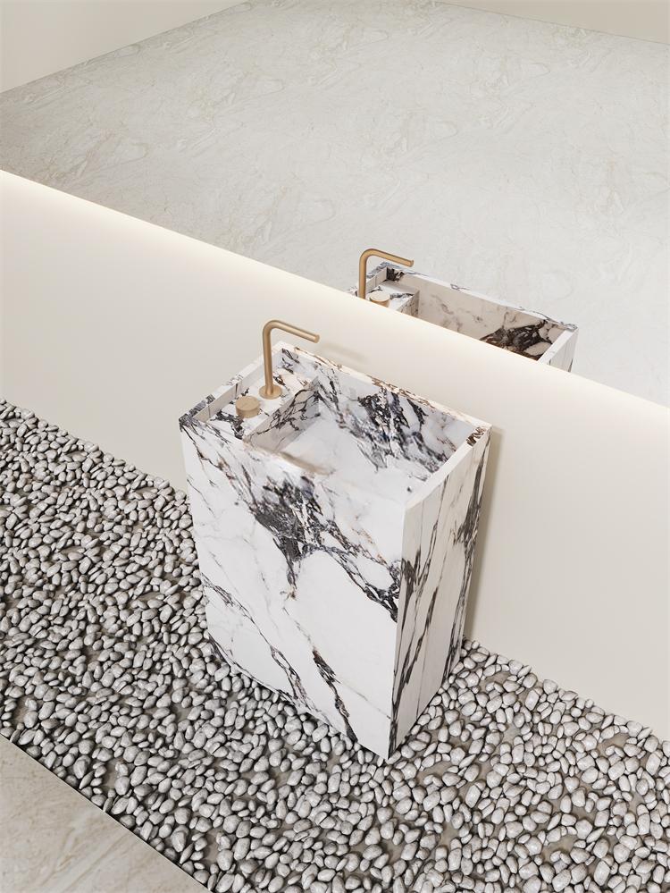 Kinsley Yellow Travertine Marble Sink