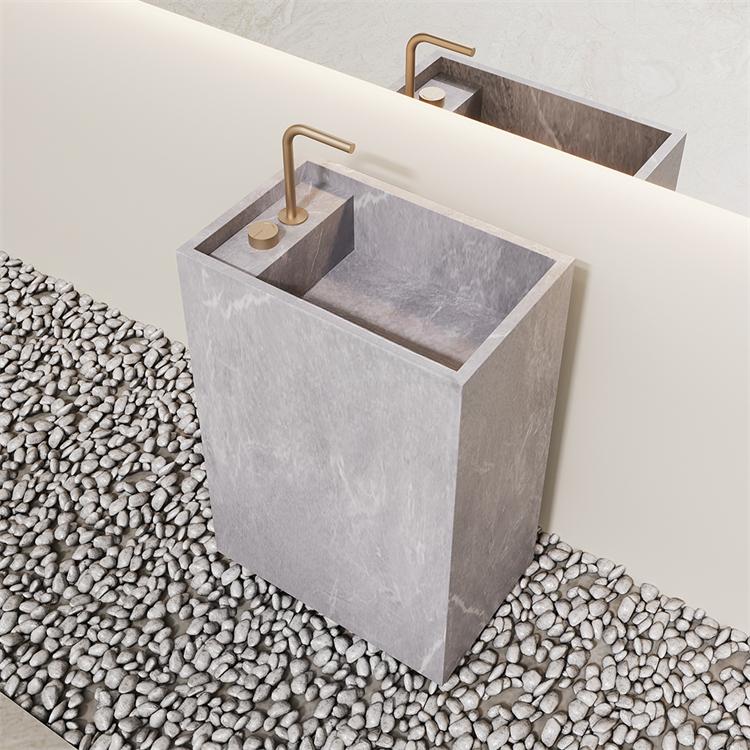 Kinsley Yellow Travertine Marble Sink