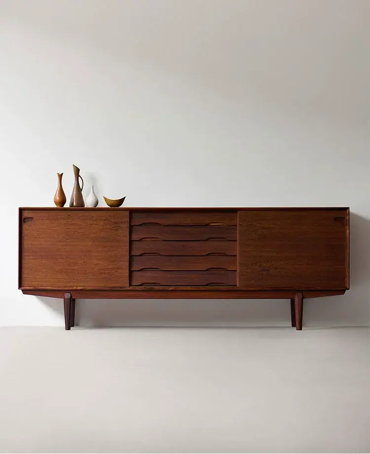 Jolanta Retro Modern Danish Cherry Sideboard
