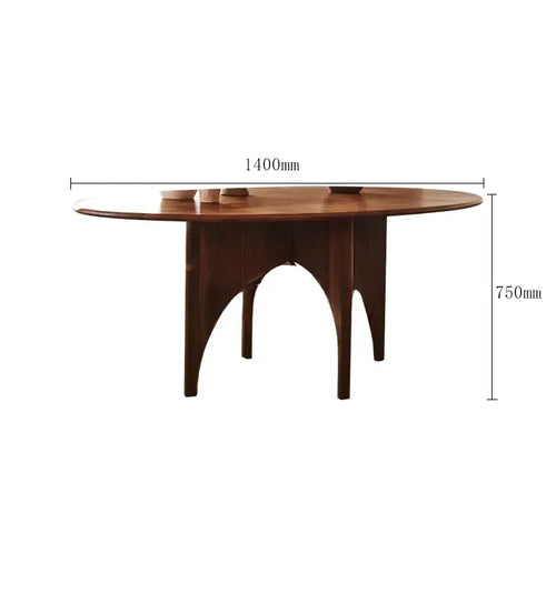 Amélie Handcrafted Log Style Dining Table