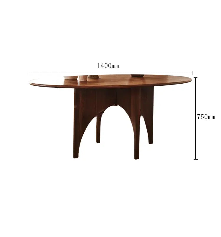 Amélie Handcrafted Log Style Dining Table