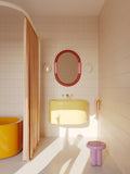 Aiden Oval Wall-Mounted Bathroom Mirror