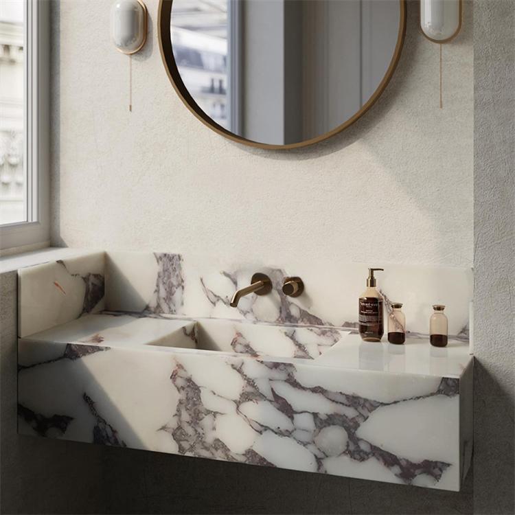 Michelle Rock Slab Wall-Mounted Sink