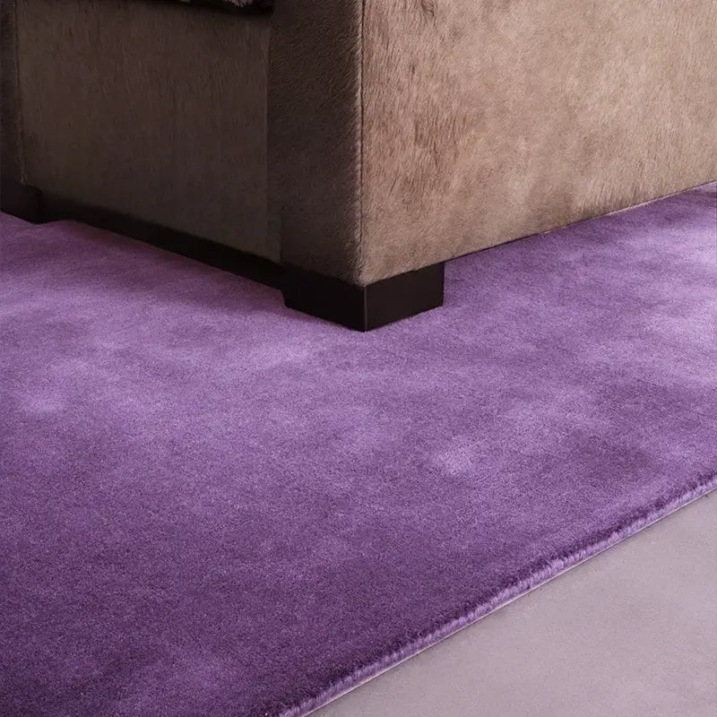 Sabine High-End Hand-Woven Purple Carpet – Luxurious Living Room Style