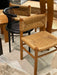 Vintage Helmut Lubke Black Lacquered Wood Dining Chair 1960s Mid-Century Design