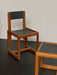 Authentic André Sornay Mid-Century Modern Dining Chair, Dark Grey Seat, 1960s French Design