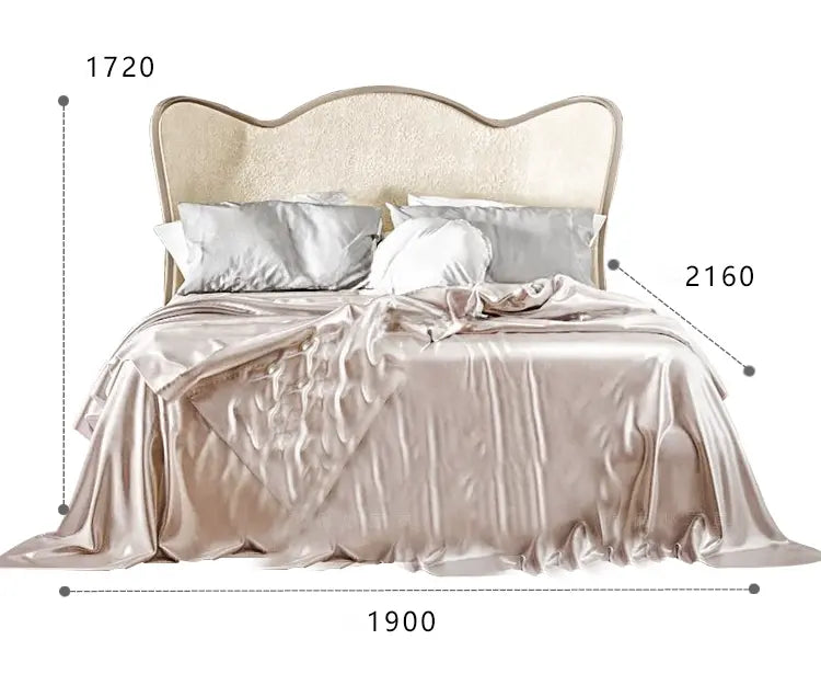 Léon Elegant Retro Double Bed Design