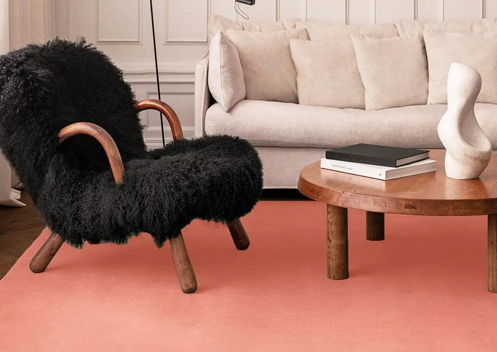 Rosamund Hand-Woven Pink Bedroom Carpet – High-End Luxury Design