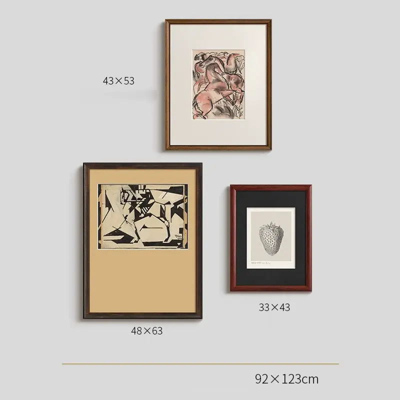 Gaston French niche hanging abstract painting