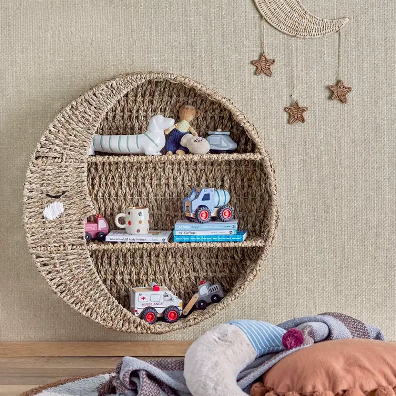 Zacharie Woven Kids Wall Storage Basket