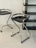 Iconic Swedish Borge Lindau S70-3 Bar Stool Mid-Century Modern Design