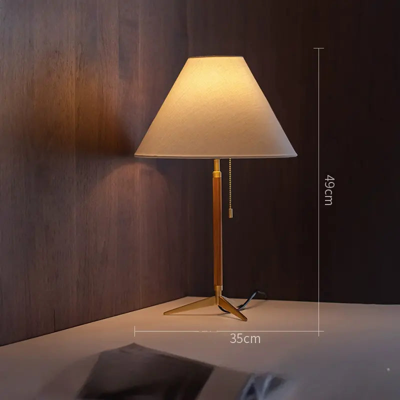 Jean Nordic Retro Pleated Table Lamp