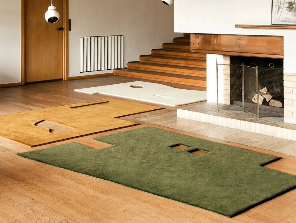 Aurelius Handmade Retro Style Carpet – Unique Nordic Design