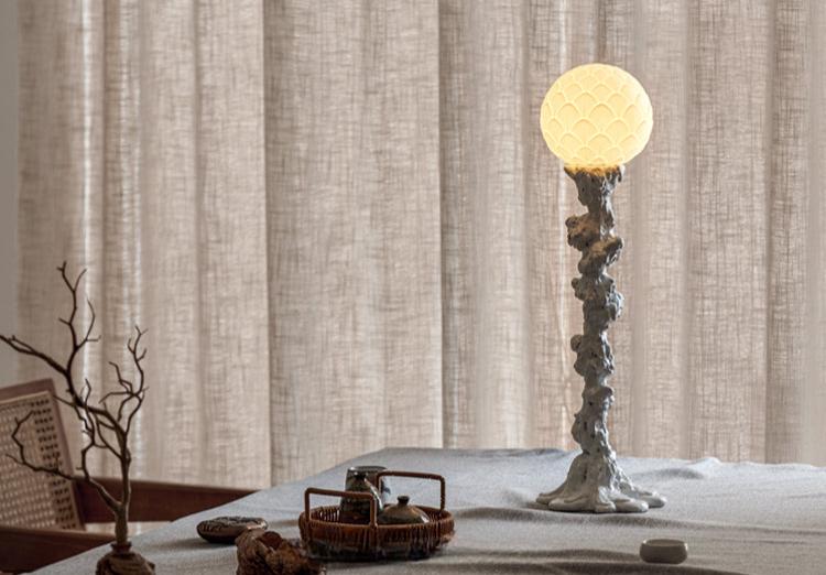 Artemis Wabi-Sabi Candlestick Zen Table Lamp