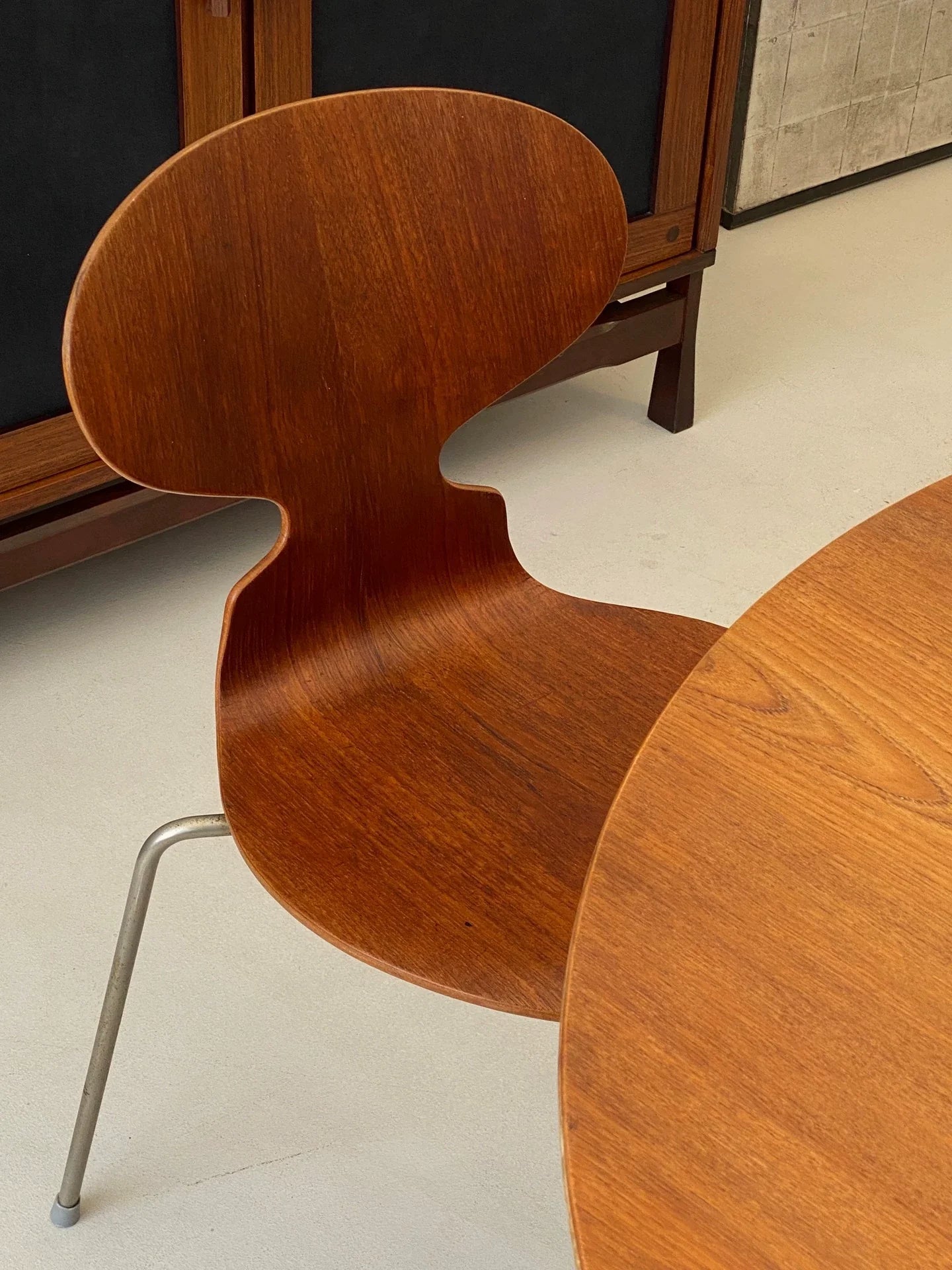 Rare Vintage Arne Jacobsen Ant Chair, Original Fritz Hansen 1950s Collectible Design