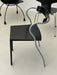 Vintage 1980s French Curved Dining Chair - Elegant & Functional Seating