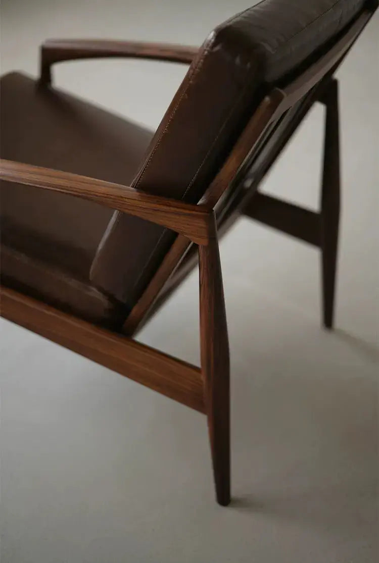 Konrad Modern Cherry Armchair with Mortise Joinery