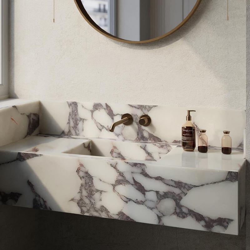 Michelle Rock Slab Wall-Mounted Sink