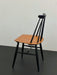 Classic Ilmari Tapiovaara Finnish Mid-Century Modern Wooden Dining Chair
