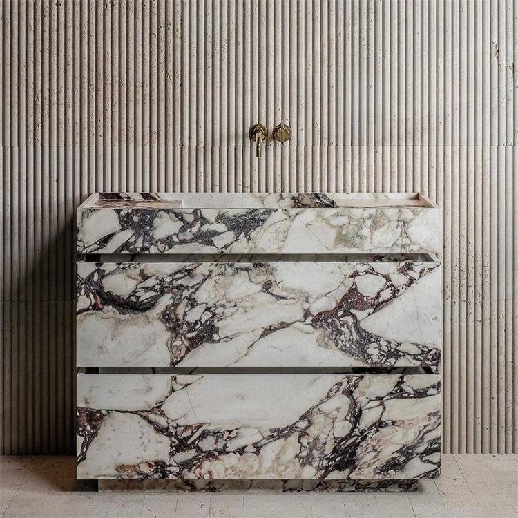 Caden Purple Rock Pedestal Basin