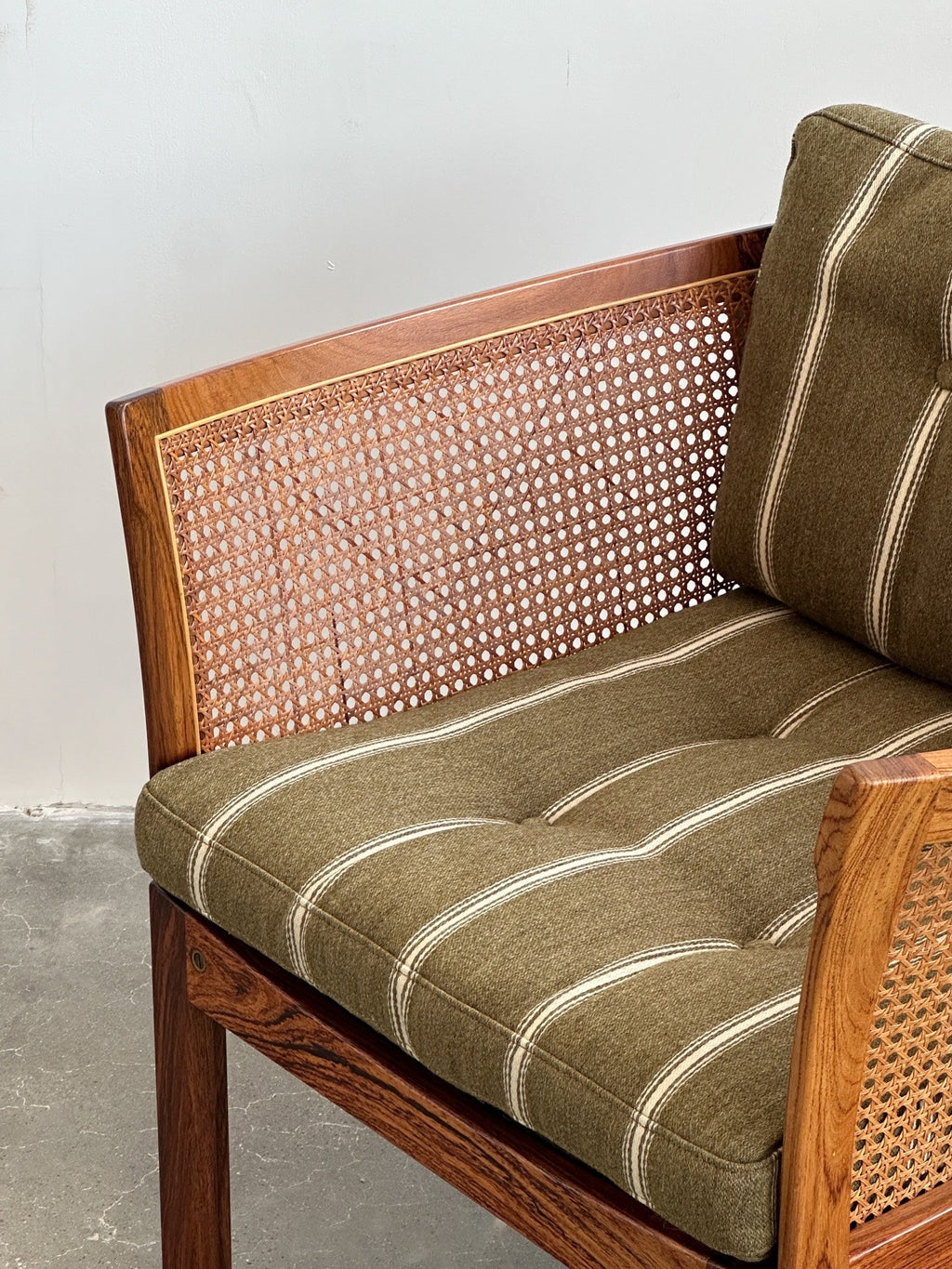 Plexus Armchair: Single Sofa Rattan Leisure Chair by Illum Wikkelsø