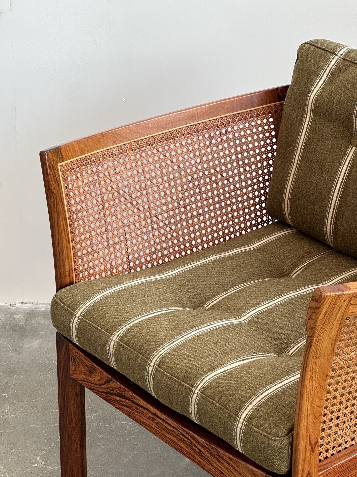Plexus Armchair: Single Sofa Rattan Leisure Chair by Illum Wikkelsø