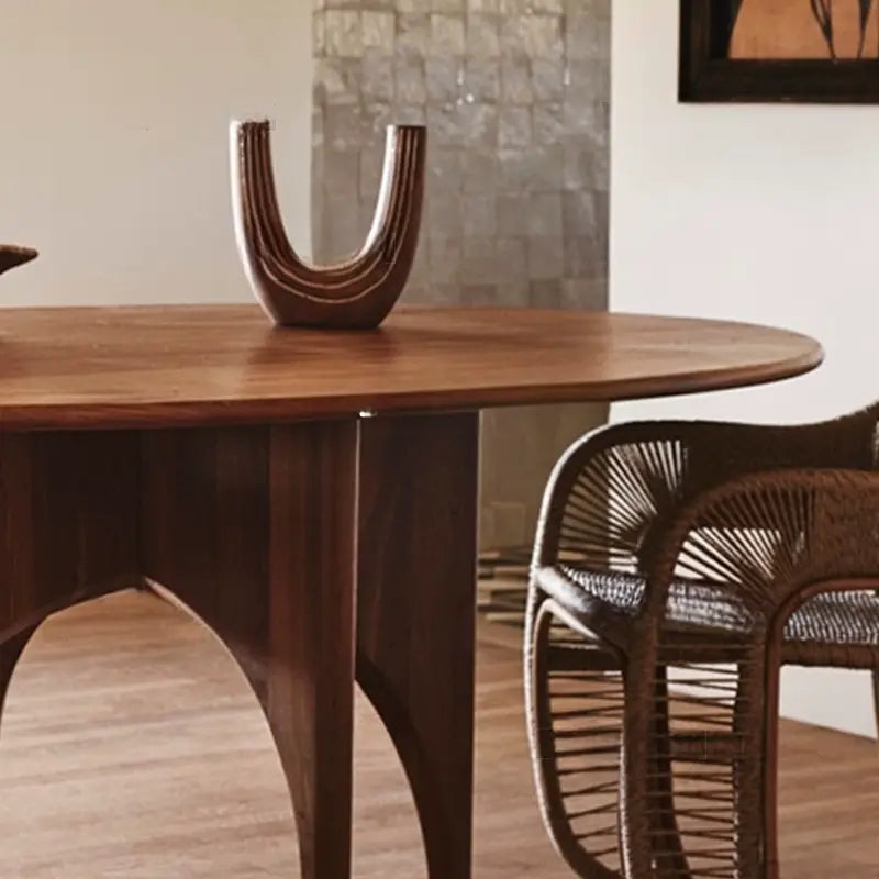 Amélie Handcrafted Log Style Dining Table