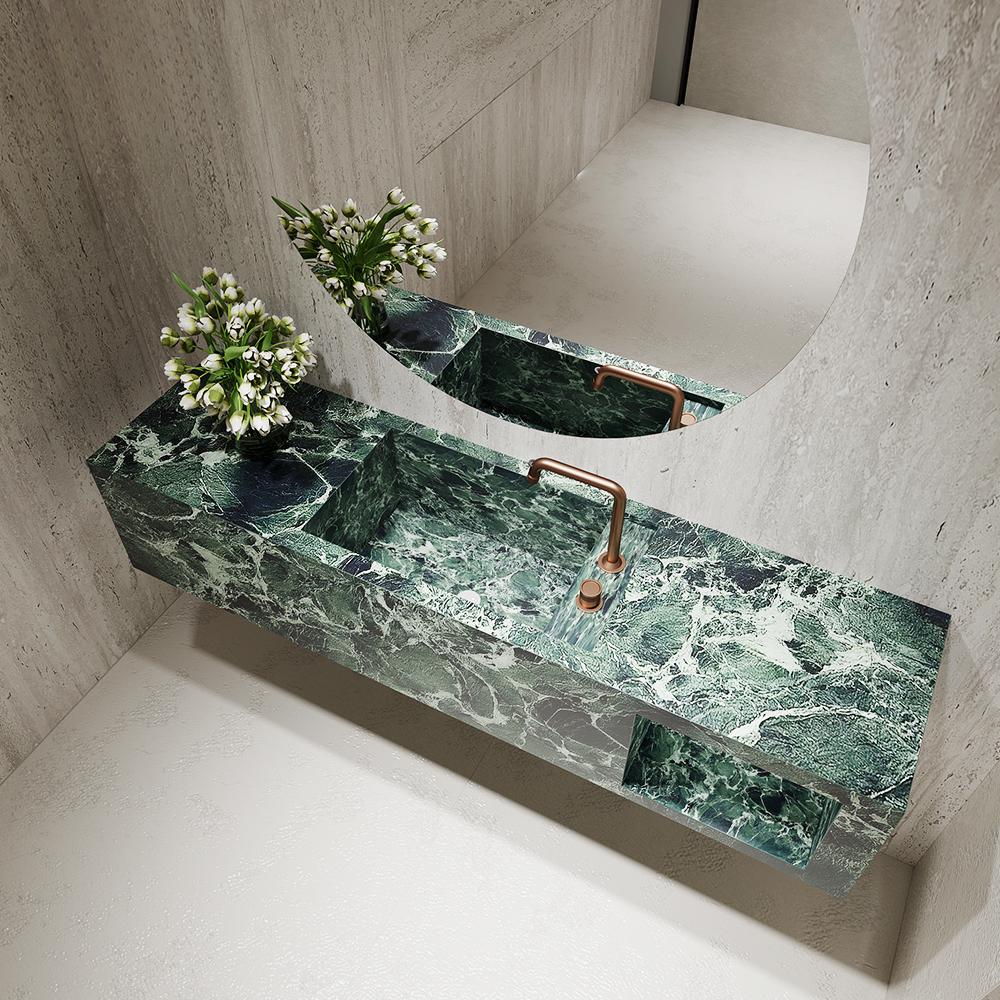 Lian Amazon Green Narrow Edge Sink