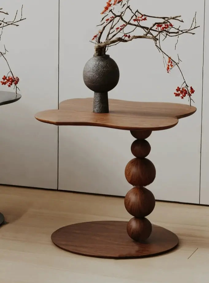 Elaine Small Rustic Wood Personality Coffee Table