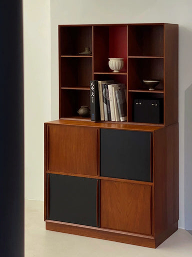 Elegant Mid-Century Danish Teak Wood Storage Cabinet by Hvidt & Mølgaard-Nielsen