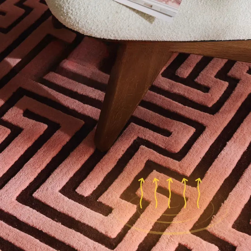 Lucienne Hand-Woven French Retro Medieval Carpet – Unique Home Décor Style