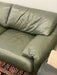 Vintage Italian Cassina Maralunga Olive Green Two-Seater Sofa