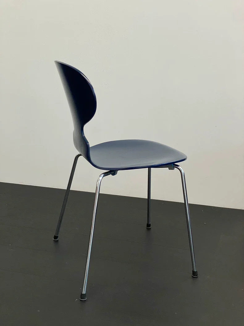 Iconic Arne Jacobsen Ant Chair: Four-Legged Stackable Plywood Danish Design