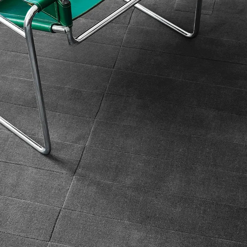 Marcella Hand-Woven Solid Gray Area Rug – Retro Nordic Design