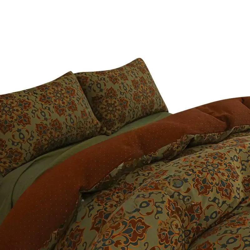 Rosalie Wabi-Sabi Medieval Style Cotton Jacquard Set – Luxurious Double-Layered Comfort