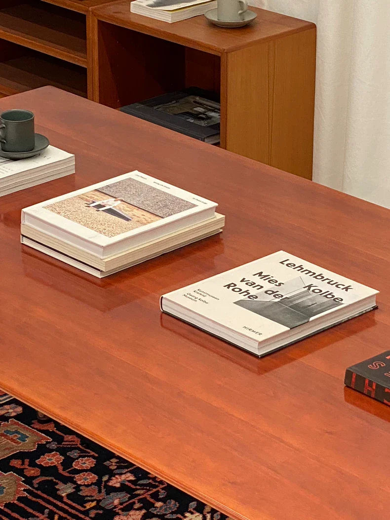 Vintage 1970s Italian Shine Rosewood Dining Table by Vico Magistretti De Padova