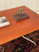 Vintage 1970s Italian Shine Rosewood Dining Table by Vico Magistretti De Padova