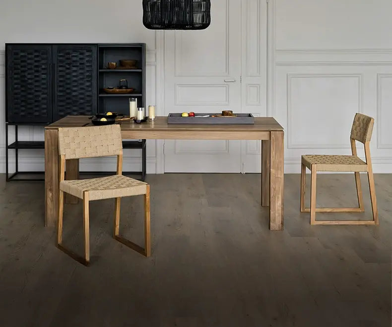 Osric Pure Teak Wood Dining Chair Subsidy