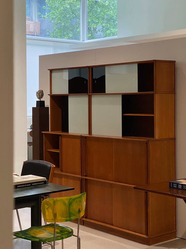 Mid-Century Modern Didier Rozaffy Multifunctional Wood Storage Cabinet Credenza